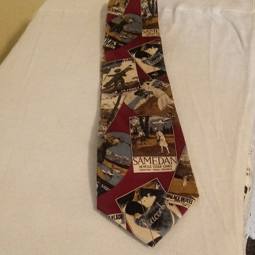VTG Guy Laroche Paris vtg golf tie